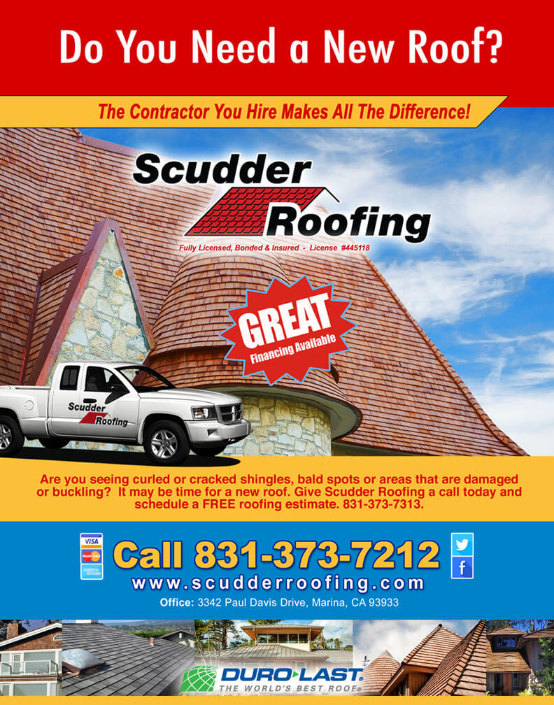 scudder roofing promotion